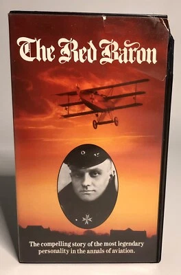 The Red Baron VHS Video Tape 1988 Manfred Von Richthofen Documentary The Story - Image 1 of 4