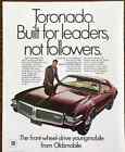 1968 Oldsmobile Toronado PRINT AD Built for Leaders Not Followers