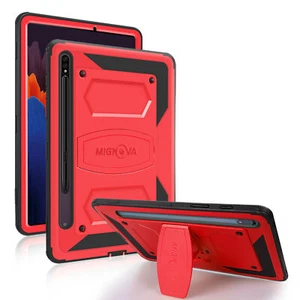 Shockproof Hard Rugged Case with stand for Samsung Galaxy Tab s7 FE s8 plus New - Picture 1 of 25