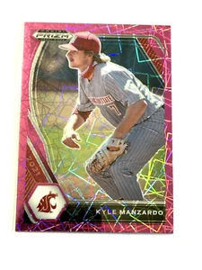 2021 Panini Prizm Draft Picks Kyle Manzardo Pink Velocity Prizm #PDP63 - Picture 1 of 2