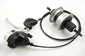 SHIMANO NEXAVE ST-C530-L LEFT SHIFTER/BRAKE+IF-C530 3SPEED INTEGNO REAR GEAR HUB - Picture 1 of 4