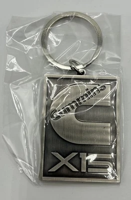 Металлическая эмблема брелок Cummins X15 Diesel Performance Graph реклама крутящего момента HP - Изображение 1 из 4