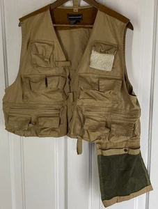 Oshman’s (Größe Large Herren) Fliegenfischen Weste, Baumwolle Khaki, Spiel & Ausrüstung Taschen - Bild 1 von 8