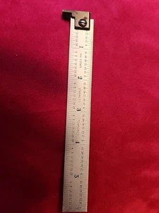 STARRETT No.C604R-6 6” de largo regla de acero templado por resorte grado de pulgada. ¡Hecho en Estados Unidos! - Imagen 1 de 5