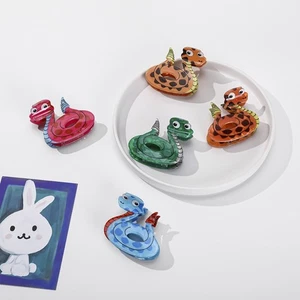 Exquisite Snake Hair Clip Cartoon Animals Grab Clip Funny Shark Clip Daily - Picture 1 of 12