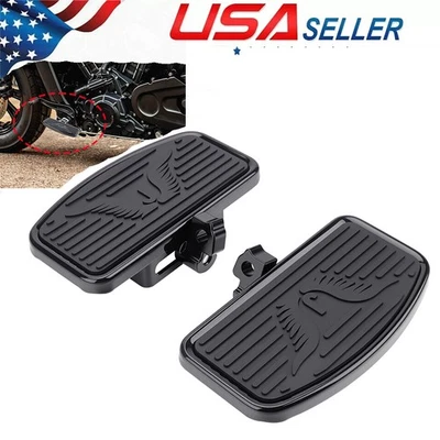 Black Driver Floorboards Foot Pegs Pedals For Indian Scout Sixty Bobber 15-2025 - Image 1 of 4