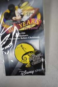 Disney Store 100 Years of Dreams Nightmare Before Christmas Jack Pin NEW SEALED - Picture 1 of 1