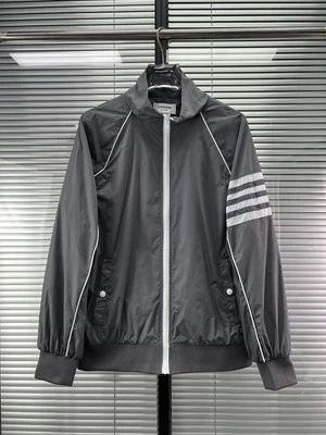 Thom Browne Men/Women's Classic Summer Stand-Up Collar Casual Jacket Sunscreen - Image 1 of 4