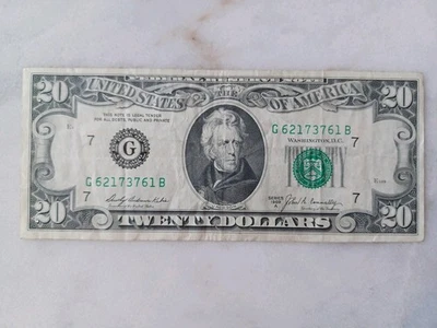 Billete de 20 dólares Chicago 1969A moneda Foto 1 de 2