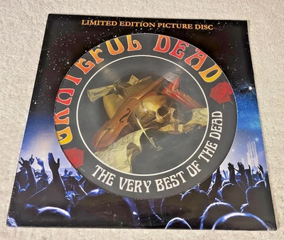 GRATEFUL DEAD: "Very Best Of The Dead": NEW 2021 UK 'PICTURE DISC" LP: #444/500 - Image 1 of 4