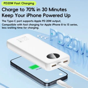 9000000mAh Powerbank Externer Batterie Ladegerät ZusatzAkku 2 USB Für Alle Handy - Zdjęcie 1 z 12