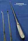 Spratt Brun Bone Curettes 9" # 1 (3.5 Mm) Oval Cup Angled Tip  Ent Surgical
