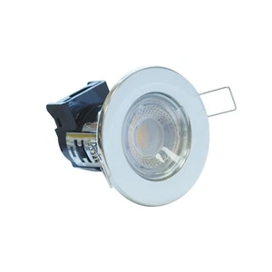 LED Fire Rated Downlighter Integrated Eco Shield Dimmable 5 Watt IP65 - Picture 1 of 11