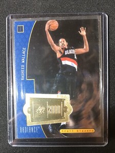 1998-99 SPx Finite Radiance #166 Rasheed Wallace SPx #'d: 135/2025
