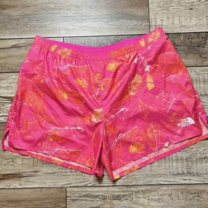 The North Face Mens Size XXL Limitless Run Shorts Hot Pink Orange EUC - Picture 1 of 7