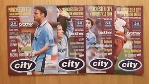 Manchester City 1996/97 Season select from menu of Home League Programmes, - Picture 1 of 6