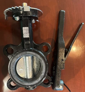 Matco-Norca B5 - Patrón de orejetas de 4 pernos de 3", disco de zinc, BUNA-N, SS420 válvula de mariposa - Imagen 1 de 6