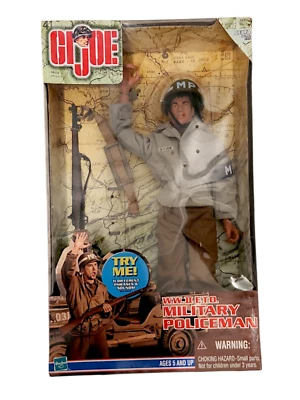 Figura de acción parlante GI Joe Segunda Guerra Mundial ETO policía militar 12" ©1999 Hasbro *LEER* Foto 1 de 4