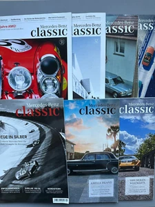 Lot of 7 MERCEDES-BENZ Classic German Deutsches Magazine Collectibles 2015-2017 - Picture 1 of 10