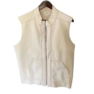 J. Jill vegan suede sherpa lined vest - Picture 1 of 5