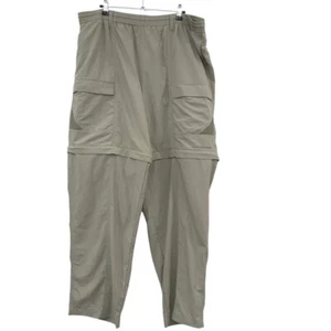 Columbia PFG Convertible Pants Mens Large Khaki Nylon Cargo Outdoors Fishing - Picture 1 of 3