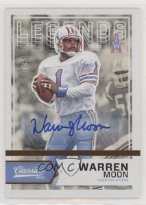 2016 Classics Legends Significant Signatures Bronze /10 Warren Moon Auto HOF