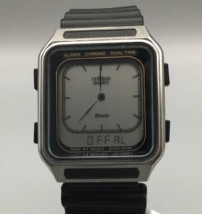 Vtg Citizen Ana Digi Watch Men 9560 083270 Japan New Battery BACKLIGHT IS BROKEN - Picture 1 of 14