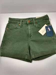 Pantalones cortos de jean para mujer de gran altura midi hilo universal verde oliva talla 0 - Imagen 1 de 3