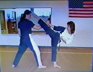 Christine Bannon-Rodrigues Kick Your Way To The Top karate girl martial arts VHS - Foto 1 di 4