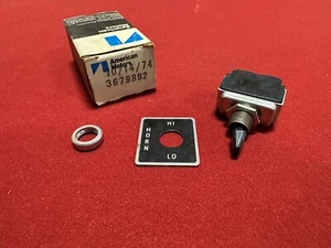 NOS AMC AMERICAN MOTORS HORN HI / LO SWITCH 3679892 - Picture 1 of 1
