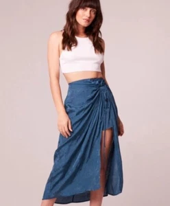 NWT Band Of The Free Celene Deep Teal Layered Midi Skirt Women’s M - Picture 1 of 8