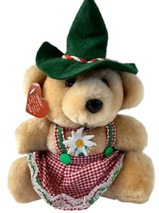 Oso de peluche Heidi Oktoberfest herencia europea peluche vintage 2001 - Imagen 1 de 15