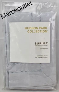 Hudson Park 680 Thread Count Cotton Sateen STANDARD Pillowshams Cloud - Picture 1 of 4