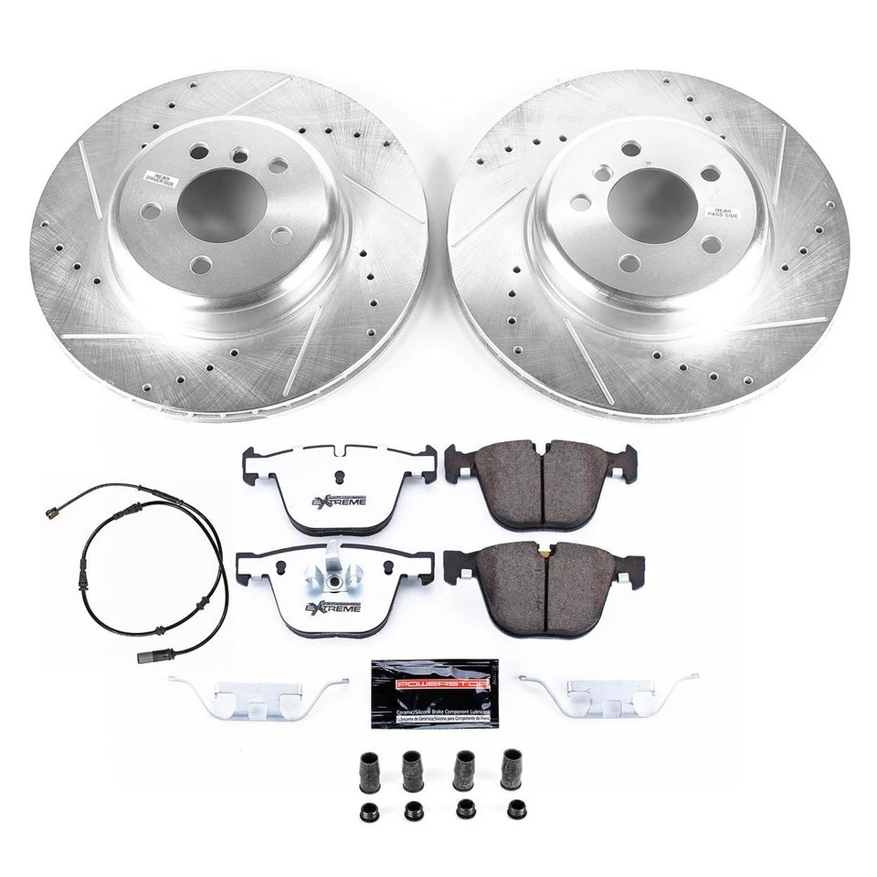 Kit de frenos de disco PowerStop - trasero - se adapta a BMW 740Ld xDrive 2015, BMW 740Li 2011-201 Foto 1 de 4