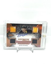 2016-17 Leaf Ultimate Signature Relics Jack Eichel Quad Relic #SR-JE1 VG /5