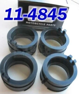JUEGO DE 4 SOPORTES DE CARBURADOR DE ADMISIÓN DE HURACANES HONDA CBR600F 1987 - 90 - Imagen 1 de 3