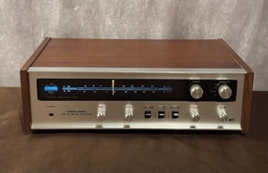 Receptor estéreo AM/FM de estado sólido realista STA-18 cara plateada ~ años 70 reparado* - Imagen 1 de 22