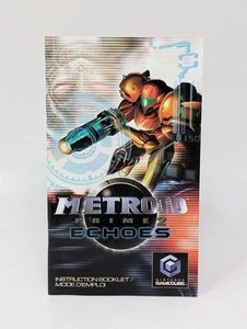 Metroid Prime 2 Echoes Manual Only NO GAME Nintendo GameCube Instruction Booklet - Picture 1 of 2