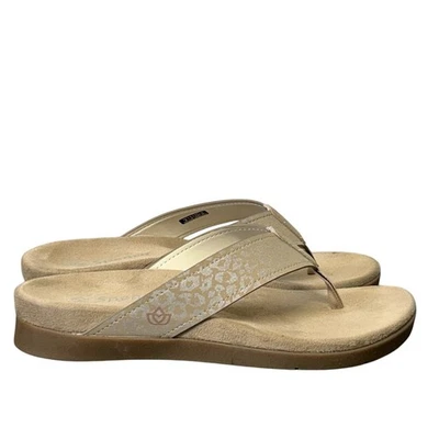 Босоножки женские Spenco Kholo Yumi ширина 9D ортопедическая арка поддержка шлепанцы леопард - Изображение 1 из 4