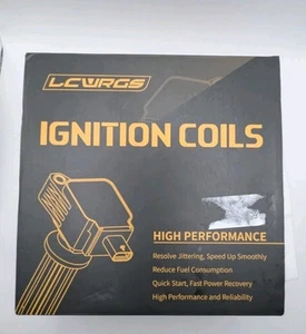 LCWRGS Set of of 8 Square Ignition Coil Pack Fits V8 2007-2011 Chevy Silverado - Picture 1 of 2