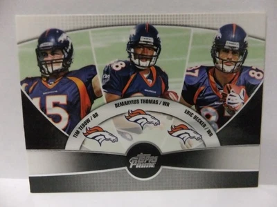 Tim Tebow Demaryius Thomas Eric Decker 2010 Topps Prime 3d Quarter SP Broncos - Image 1 of 2