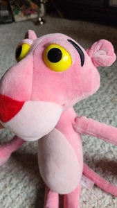 Peluche PANTHÈRE ROSE 22 pouces 2017, Miniso MGM COMME NEUF - Photo 1 sur 9