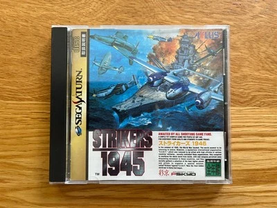 Strikers 1945 VGC Card Sega Saturn SS Japan JPN Psikyo Arcade Shooter - Image 1 of 4