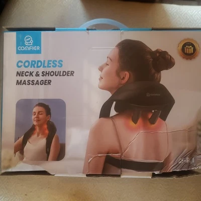 COMFIER Cordless Neck Massager with Heat, 4D Kneading Neck and Shoulder Massager - Image 1 of 3
