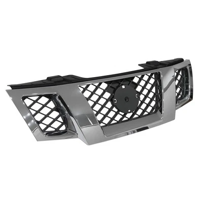 For Nissan Frontier 2009-2021 Front Upper Grille Grill w/ Chrome Trim 62310ZL00B - Image 1 of 4