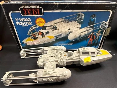 Vintage Kenner 1983 Star Wars ROTJ Y-WING Fighter Vehicle Ship With Box READ - Image 1 of 4