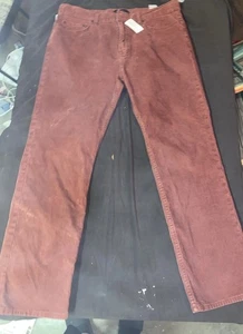 Banana Republic Men’s corduroy slim fit 35x30maroon Vintage - Picture 1 of 7