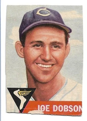 1953 Topps #5 - Joe Dobson - Chicago White Sox - POOR - Trimmed - Image 1 of 2