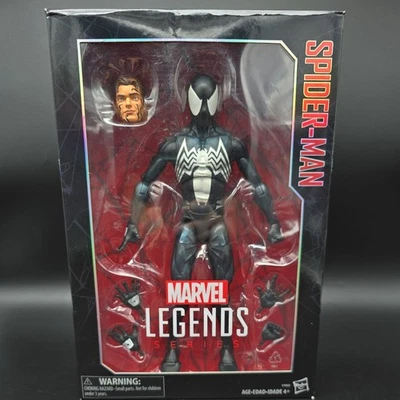 Figura de acción Marvel Legends Series Spider-Man 12 en simbionte negro  Foto 1 de 4