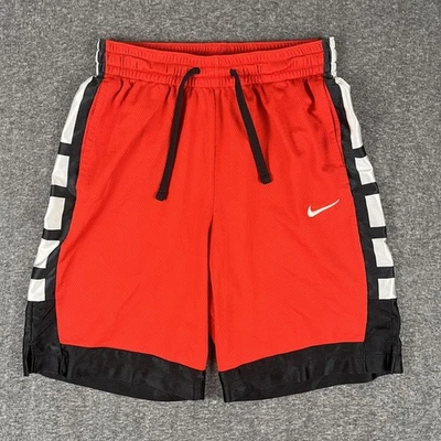 Pantalones Cortos de Baloncesto Nike Dri-FIT Para Hombres Medianos Rojo Negro Plata Entrenamiento Atlético M Foto 1 de 4